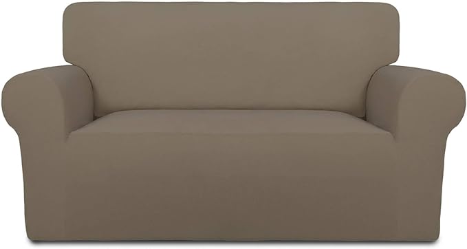 PureFit Stretch Loveseat Covers Fleece Couch Covers by PureFit