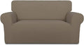 PureFit Stretch Loveseat Covers Fleece Couch Covers by PureFit