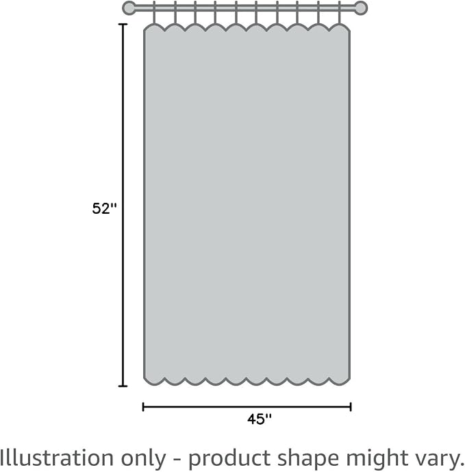 Blackout Curtains for Bedroom, 52 x 45 Inch, 2 Panels | Thermal Insulated & - Image 9