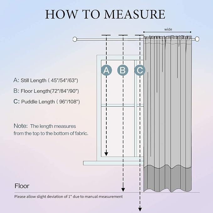 MIULEE Cream Beige Sheer Curtains 54 X 45 Inches, 2 Panels | Solid Color - Image 7