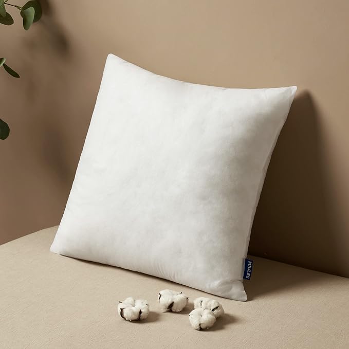 MIULEE Pillow Insert 27x27 Inch Decorative Square Throw Pillow Inserts | by MIULEE