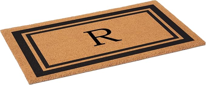 Calloway Mills 152962436R Black Border 24" x 36" Monogram Doormat - Image 4
