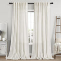 Extra Long Curtains 2 Panels 111 Inches Long by Nanspring
