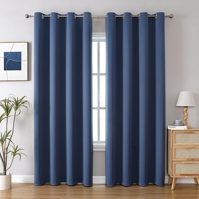 ChrisDowa Blackout Curtains for Bedroom and Living Room 108 Inches Long | 2 by ChrisDowa