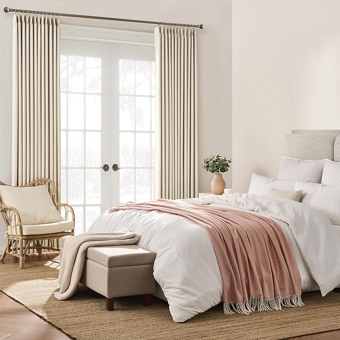 100 Inch Wide Curtains Drapes 95 Inches Long, Pinch Pleated Room Divider - Image 5
