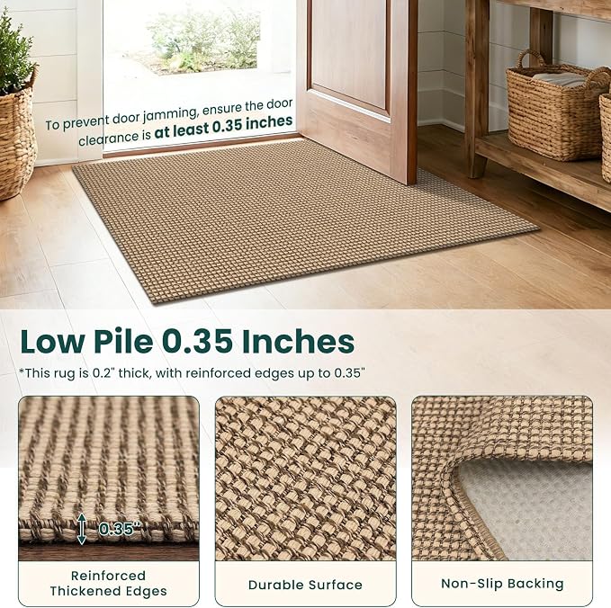 KOZYFLY Boho 3x20 Runners Rugs for Hallway, Extra Long Washable Runner Rug - Image 4