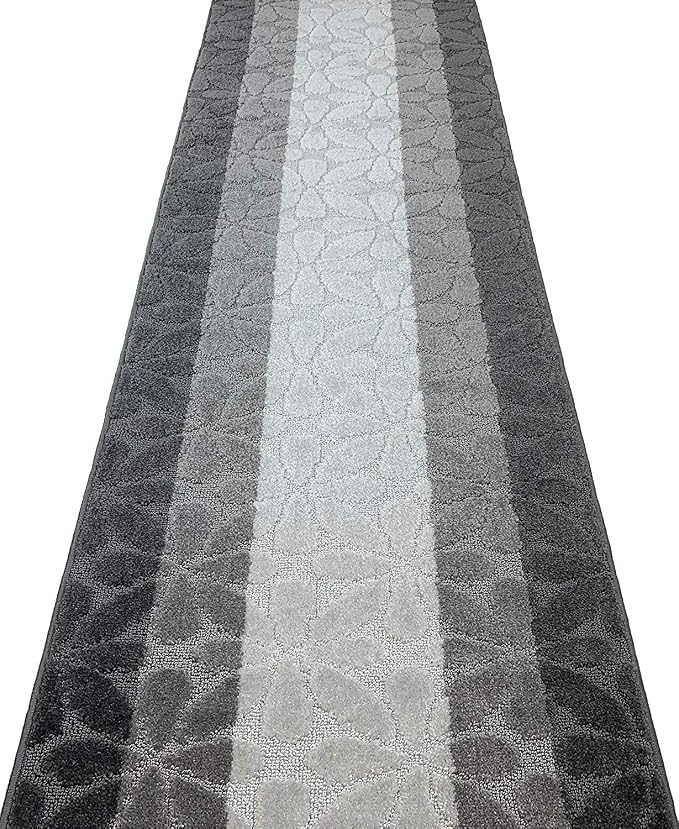 10 Ft Gray Hallway Runner Rug, Non Slip Washable, Kitchen & Entryway | 2'2" x - Image 3