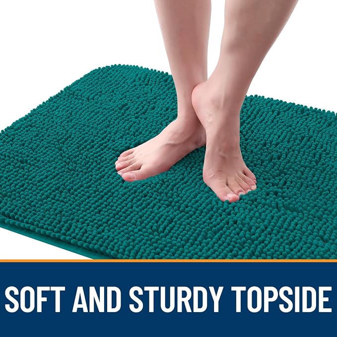 OLANLY Dog Door Mat for Muddy Paws 70x32, Super Absorbent Chenille Mud Mat | - Image 4