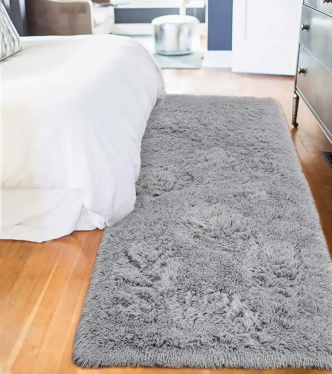 LOCHAS 2x4 Runner Rugs for Hallway, Fluffy Area Rugs for Bedroom - Image 3