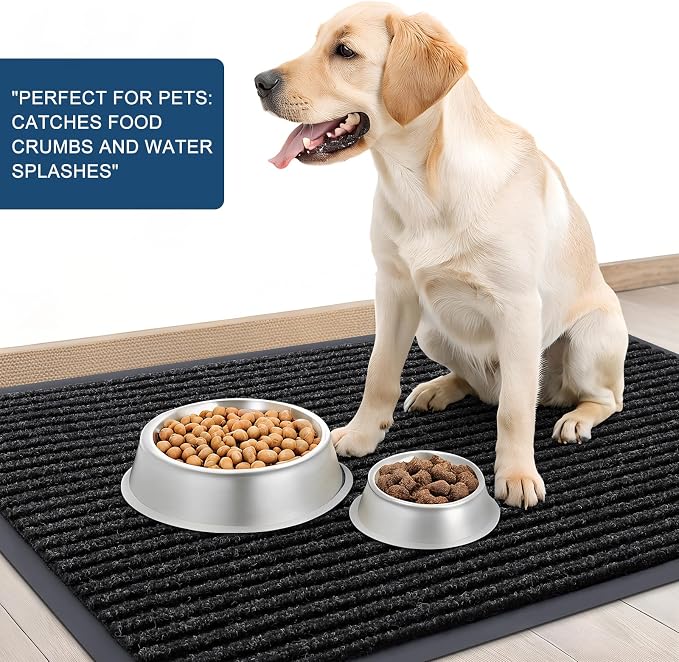 OLANLY Front Door Mat 59x34, Waterproof Heavy-Duty Indoor Outdoor Doormat | - Image 6