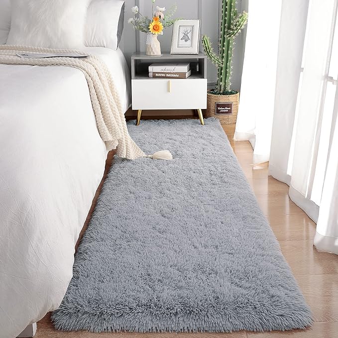 Chicrug Soft Runner Rugs for Bedroom Living Room Plush Fluffy Rug 2x5 | Shag by ChicrugHomeDecor