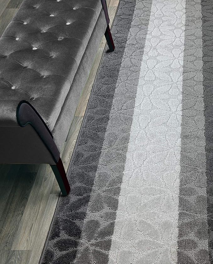 10 Ft Gray Hallway Runner Rug, Non Slip Washable, Kitchen & Entryway | 2'2" x by ORFAHOME