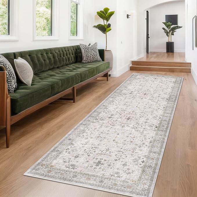 Washable Neutral Kitchen Rug - Image 6