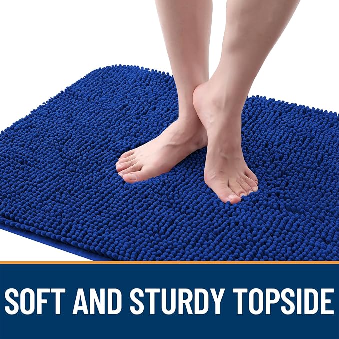 OLANLY Dog Door Mat for Muddy Paws 44x24, Super Absorbent Chenille Mud Mat | - Image 4