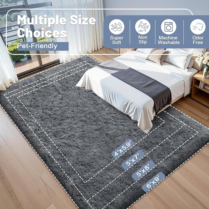 OLANLY 8x8 Machine Washable Large Area Rugs - Image 9