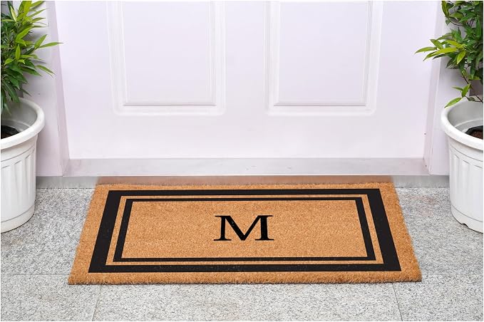 Calloway Mills 152962436M Black Border 24" x 36" Monogram Doormat - Image 5