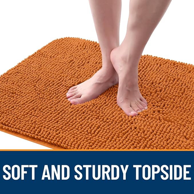 OLANLY Dog Door Mat for Muddy Paws 50x30, Super Absorbent Chenille Mud Mat | - Image 4