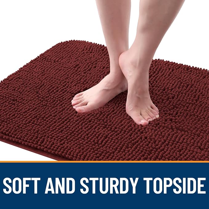 OLANLY Dog Door Mat for Muddy Paws 30x20, Super Absorbent Chenille Mud Mat | - Image 4