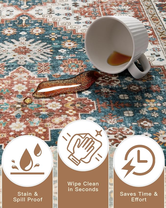 Madane Kitchen Runner 2'6''x8' Soft Rug Runners - Image 7