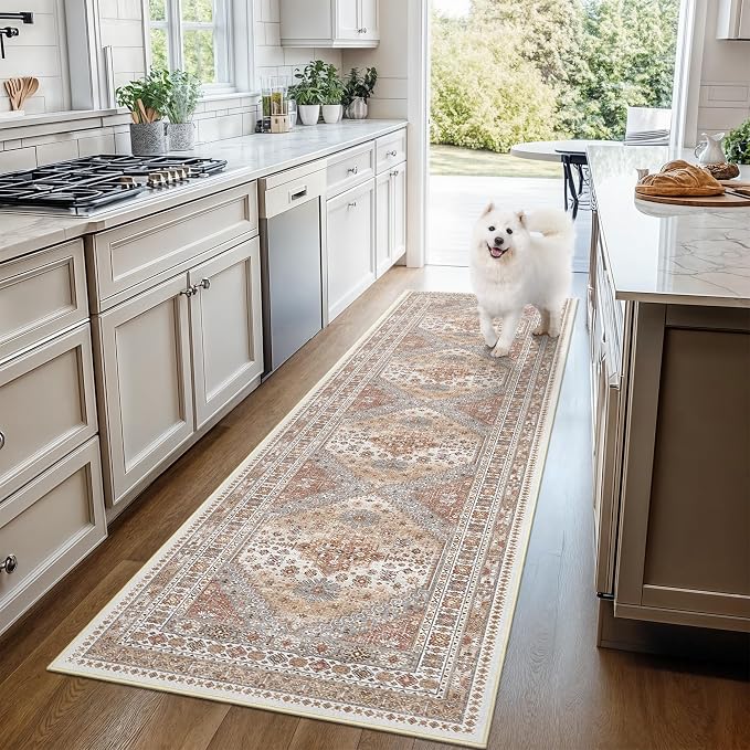 3x10 Runner Rug Non Slip Washable Hallway Runner, Front Porch, Laundry Room - Image 9