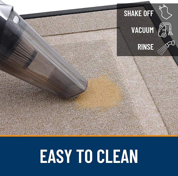 OLANLY Front Door Mat Outside 71x47, All-Season Heavy-Duty Rubber Doormat | - Image 5