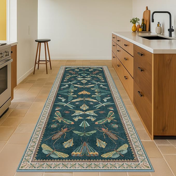 3x10 Washable Hallway Runner, Foldable Indoor Carpet - Image 3