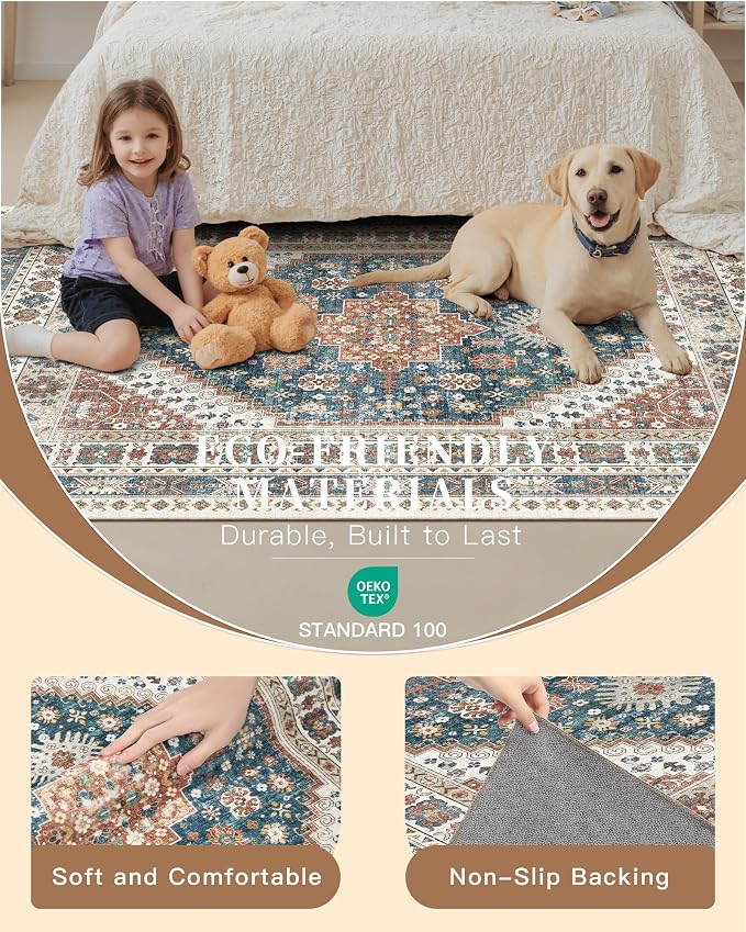 Madane Kitchen Runner 2'6''x8' Soft Rug Runners - Image 5