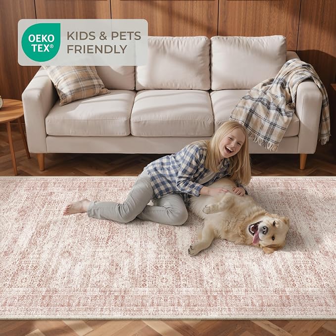 2x10 Runner Rug Non Slip, Washable Hallway Runner Rug, Laundry Room, Soft - Image 9