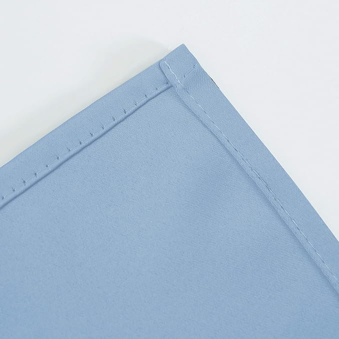 Sky Blue Blackout Curtains/38 x 54 Inch/Set of 2 Panels Thermal Insulated Room - Image 8