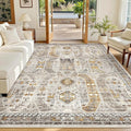Madane 5x7 Area Rugs for Living Room, Non-Slip Washable Rug, Soft Low Pile by Madane